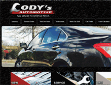 Tablet Screenshot of codysauto.com